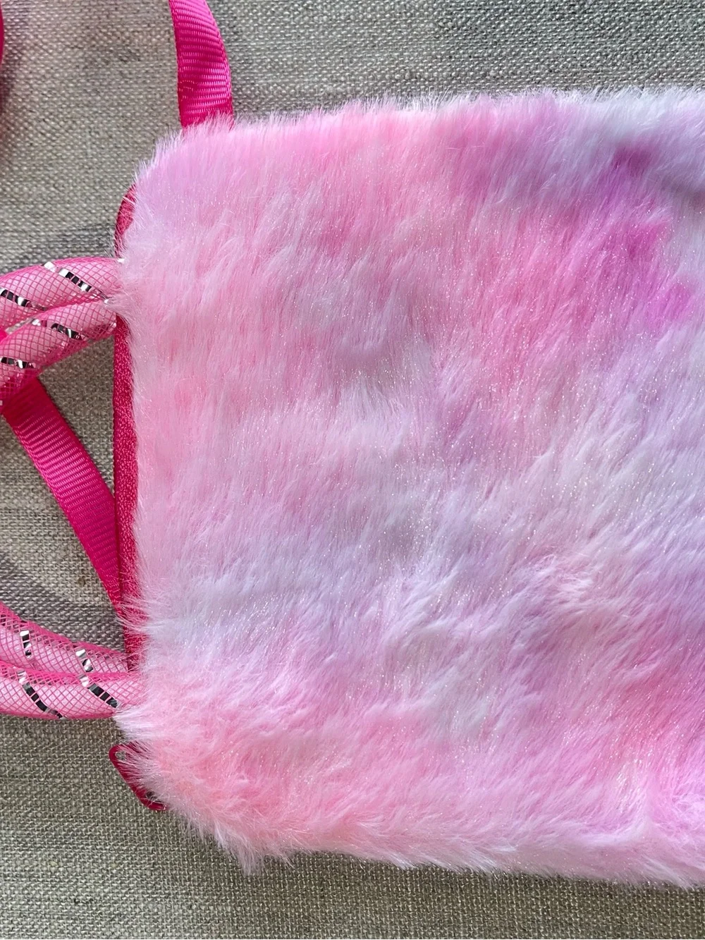 Pink Sequin Unicorn Plush Kids Handbag